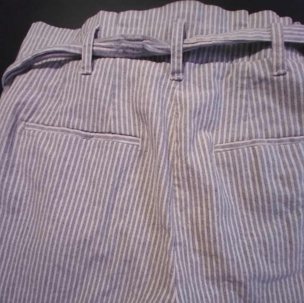Madewell The New Denim Project Paper Bag Waist Pants Patchwork Hem Streatwear - Picture 12 of 14